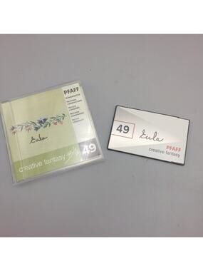 Pfaff Embroidery Memory Card Creative Fantasy Kombimuster Pattern Combo No. 49